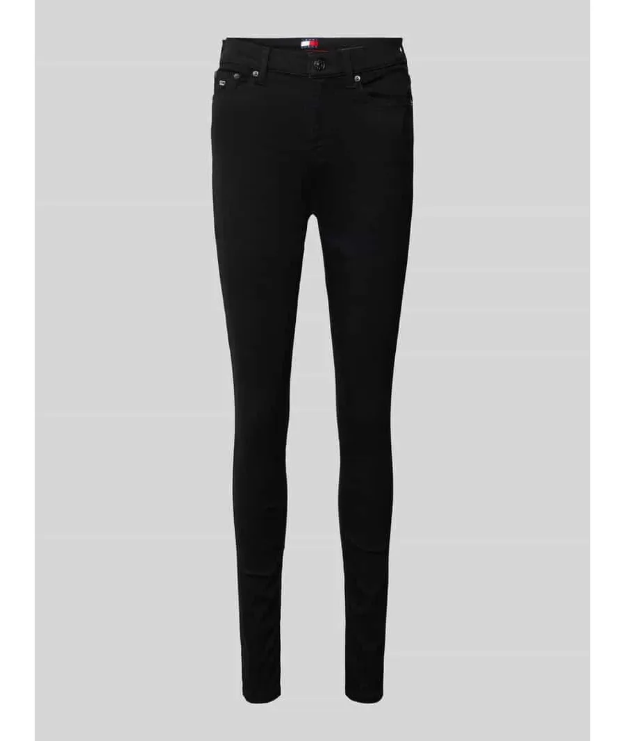 obrazek 1 Jeansy o kroju skinny fit z 5 kieszeniami model ‘NORA’