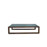 Picture A minimalist, rectangular Dual coffee table for the garden and terrace