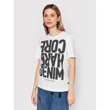 Zdjęcie G-Star Raw T-Shirt Lyon D21661-4107-110 Biały Regular Fit