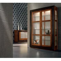 Picture Italian classic 2-door showcase for a luxurious apartment - Cantiero
