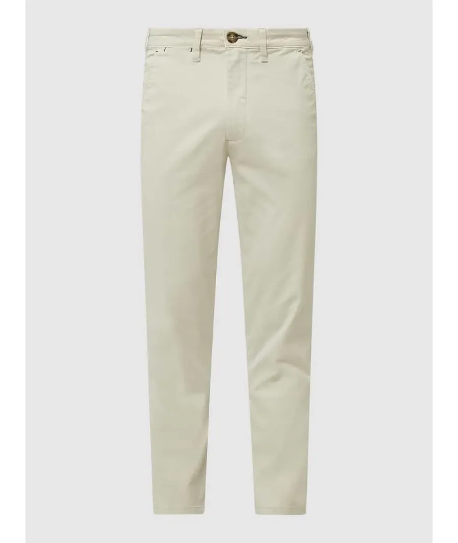 obrazek 1 Chinosy o kroju slim fit z bawełną ekologiczną model ‘Miles’