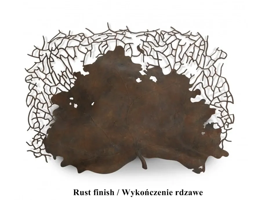 obrazek 3 Designerski kiniet w kształcie liścia AUTUMN do holu