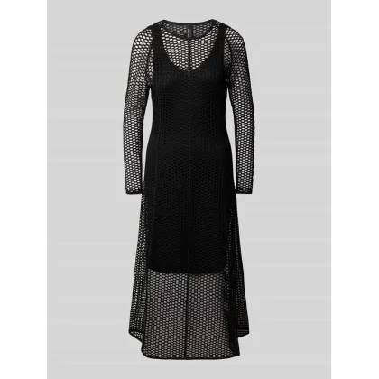 Zdjęcie Sukienka midi z ażurowym wzorem
