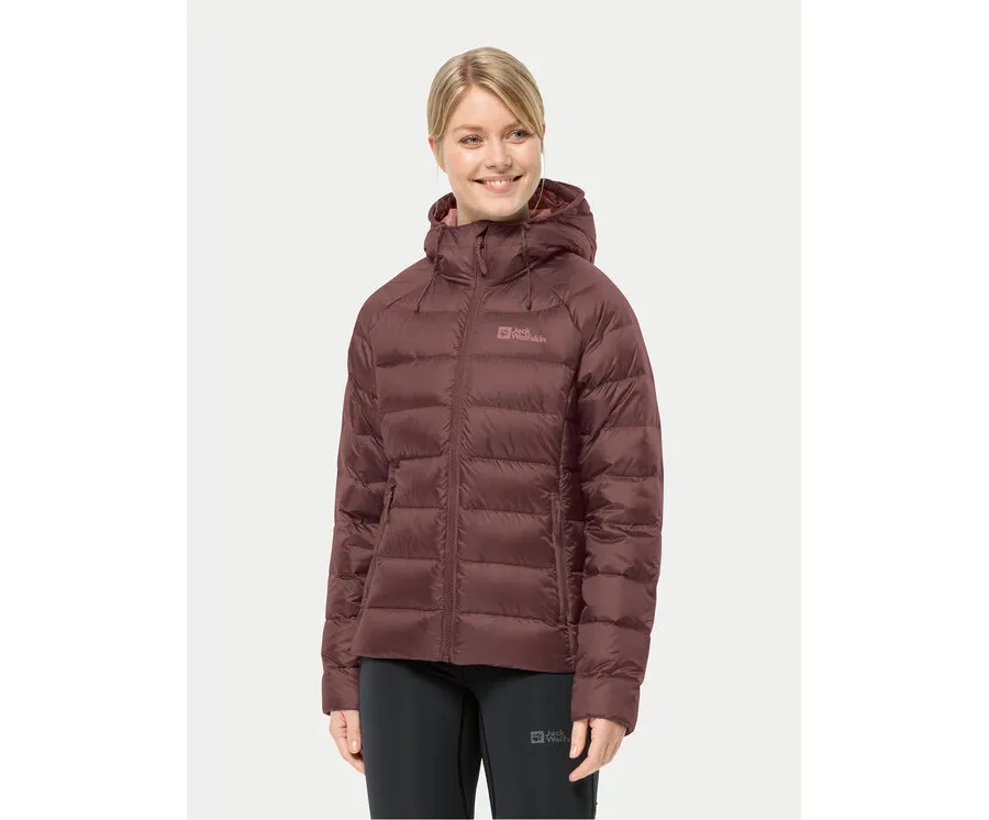 obrazek 1 Jack Wolfskin Kurtka puchowa Nebelhorn Down Hoody 1207091 Bordowy Regular Fit
