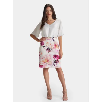 Zdjęcie Swing Sukienka koktajlowa 5AG16100 Kolorowy Slim Fit