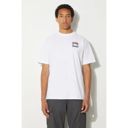 Zdjęcie Billionaire Boys Club t-shirt bawełniany Big Catch męski kolor biały z nadrukiem B24246