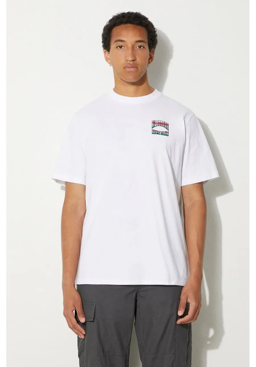obrazek 1 Billionaire Boys Club t-shirt bawełniany Big Catch męski kolor biały z nadrukiem B24246