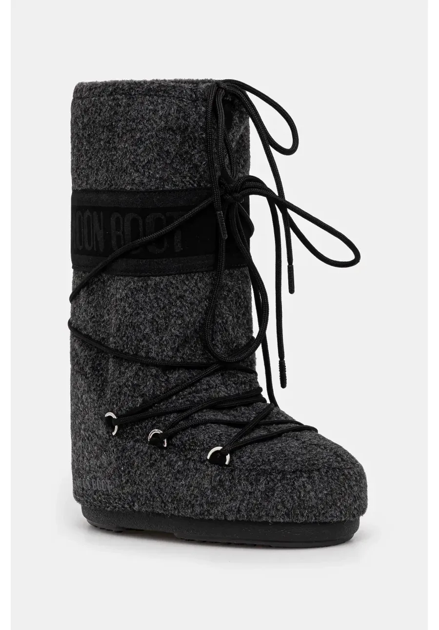 obrazek 1 Moon Boot śniegowce MB ICON FELT kolor czarny 80D1402960.N003