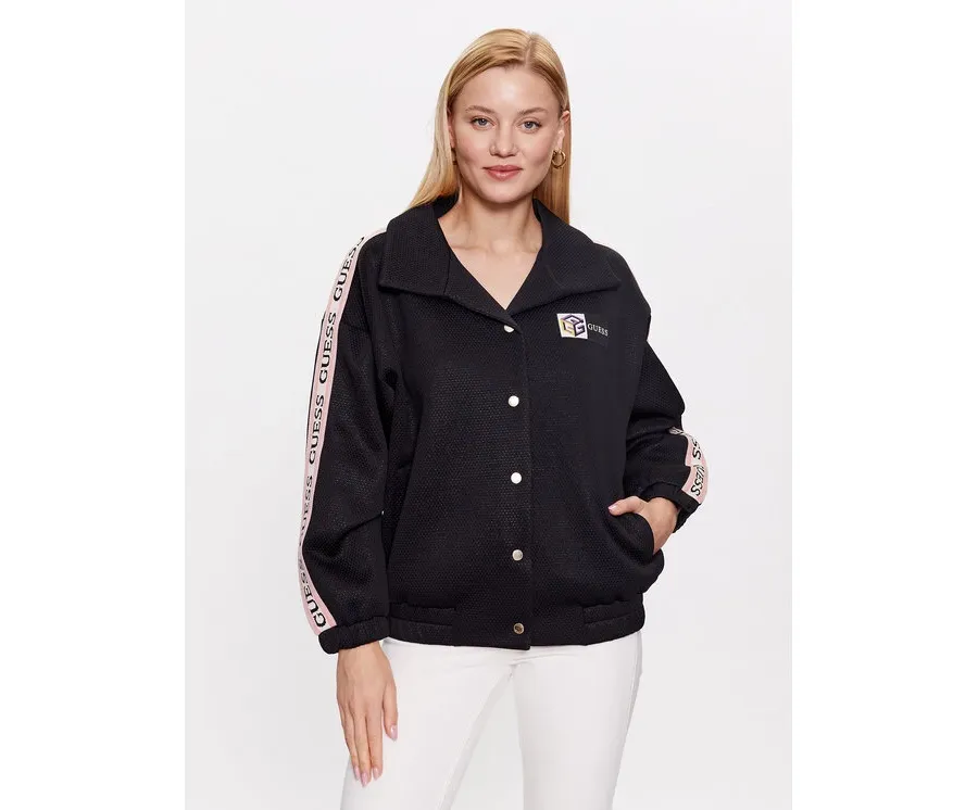 obrazek 1 Guess Kurtka przejściowa Beulah V3YL01 KBSK0 Czarny Regular Fit