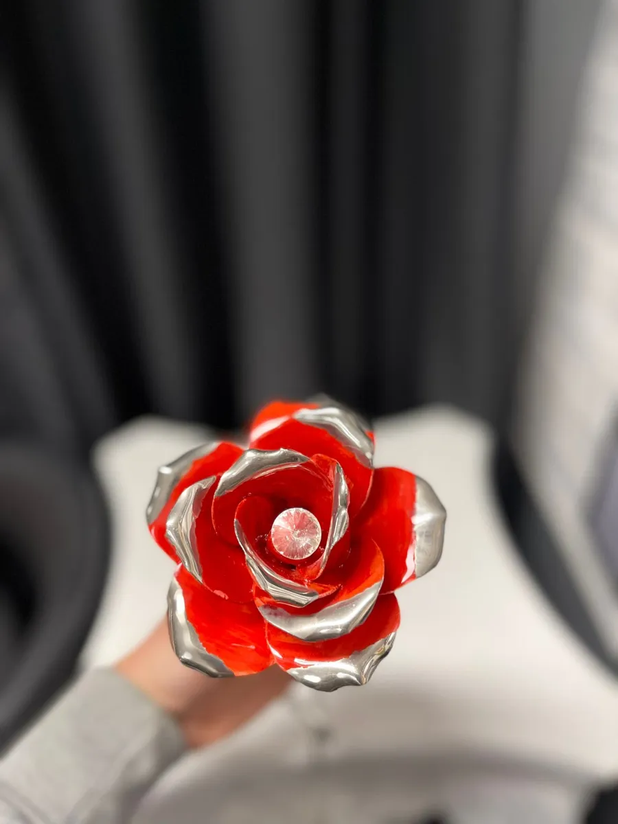 obrazek 10 Przepiękna róża z dodatkiem platyny na prezent dla niej