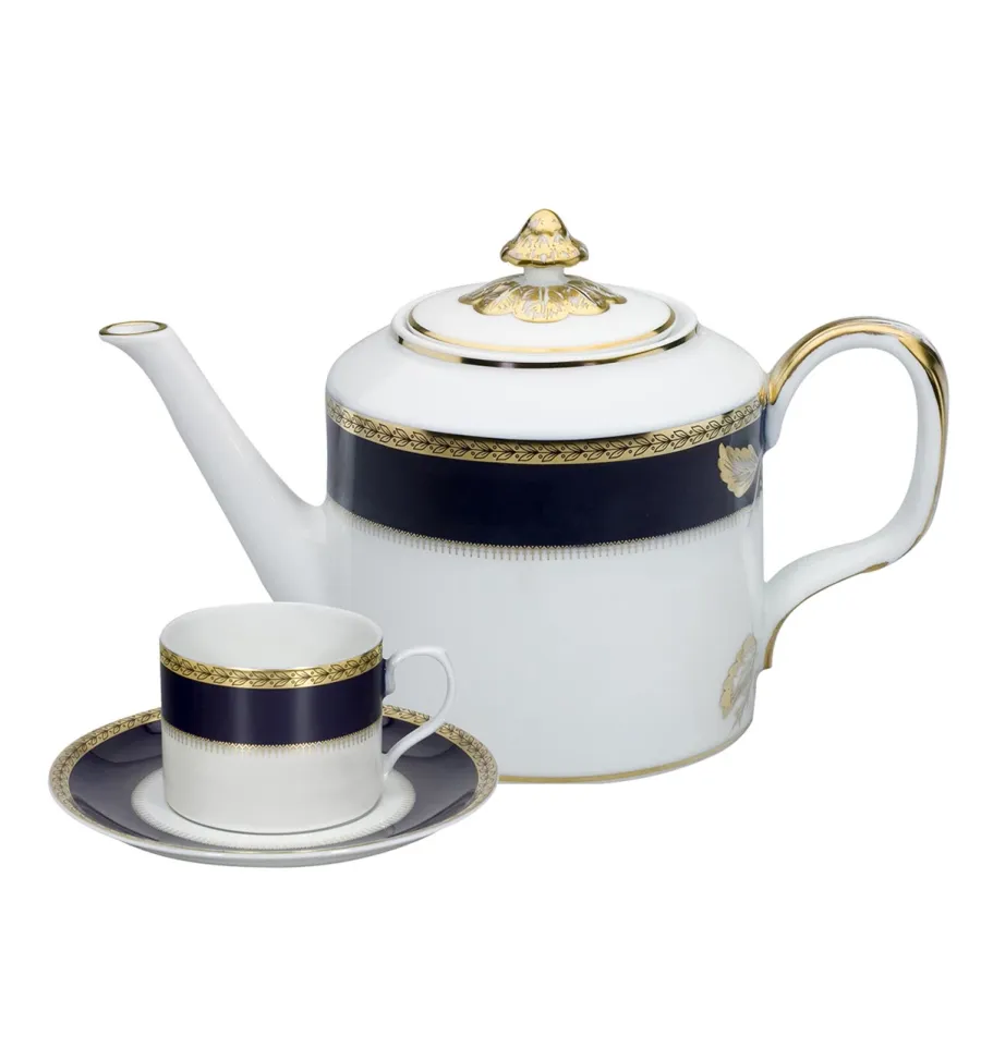 obrazek 1 Porcelanowy 15-elementowy zestaw herbaciany z wyjątkowej kolekcji Brest - Vista Alegre