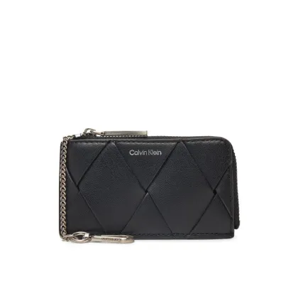 Zdjęcie Calvin Klein Etui na klucze Ck Woven Zip Around Cardholder K60K612954 Czarny