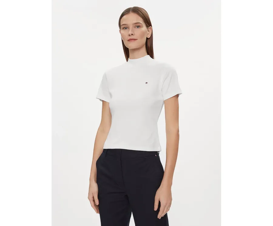 obrazek 1 Tommy Hilfiger T-Shirt New Cody WW0WW40586 Biały Slim Fit