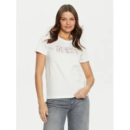 Zdjęcie Guess T-Shirt W5RI19 I3Z14 Biały Regular Fit