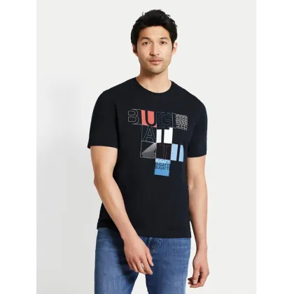 Zdjęcie Bugatti T-Shirt 8350 55045A Granatowy Regular Fit