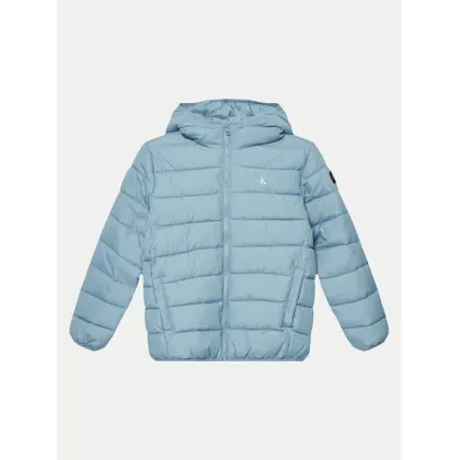 Zdjęcie Calvin Klein Jeans Kurtka zimowa Inst Logo IB0IB02174 Niebieski Regular Fit