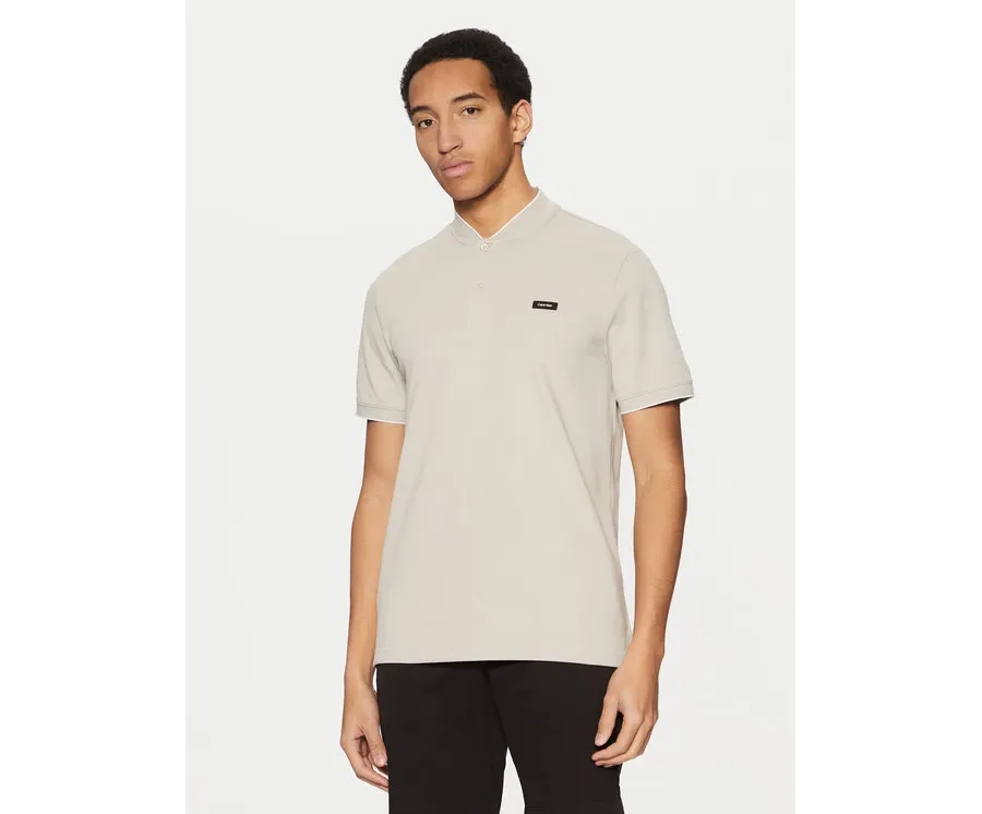 obrazek 1 Calvin Klein Polo K10K114139 Beżowy Regular Fit