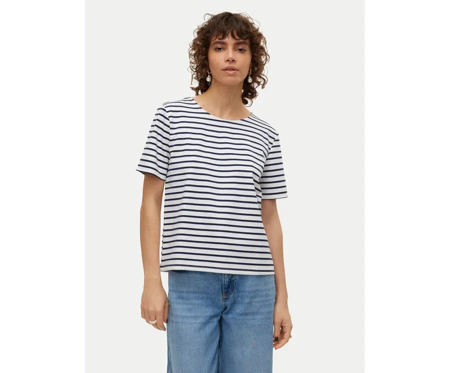 obrazek 1 Vero Moda T-Shirt Abby 10304716 Biały Regular Fit