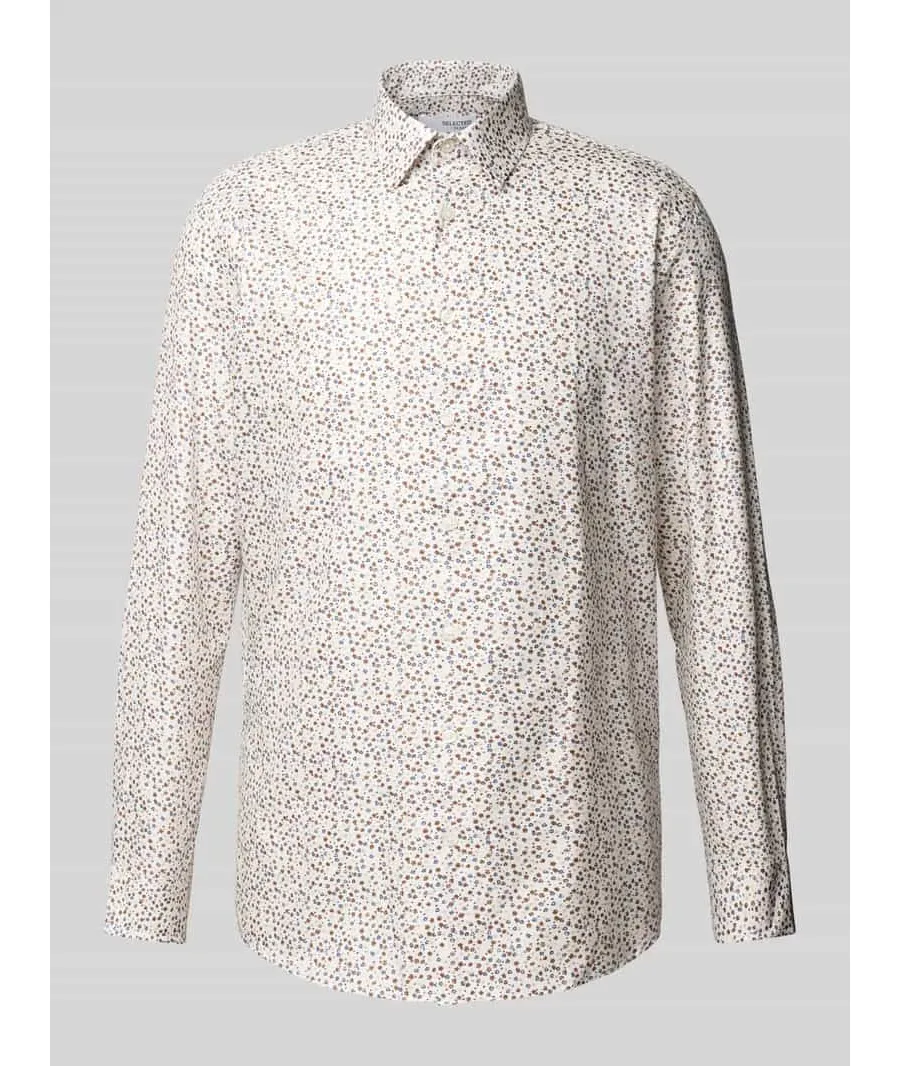 obrazek 1 Koszula casualowa o kroju slim fit z kołnierzykiem typu kent model ‘ETHAN’