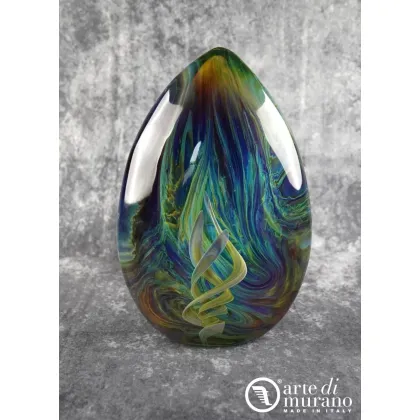 Zdjęcie Abstrakcyjny Menhir ze szkła Murano