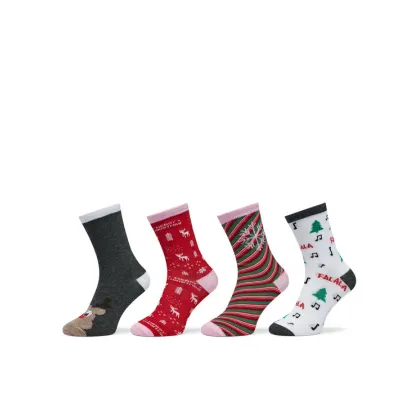 Zdjęcie Vero Moda Zestaw 4 par wysokich skarpet damskich 10274034 Kolorowy