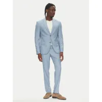 Zdjęcie Lindbergh Garnitur 30-606034 Błękitny Slim Fit
