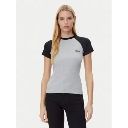 Zdjęcie Guess T-Shirt W5GP61 KA0H1 Szary Regular Fit