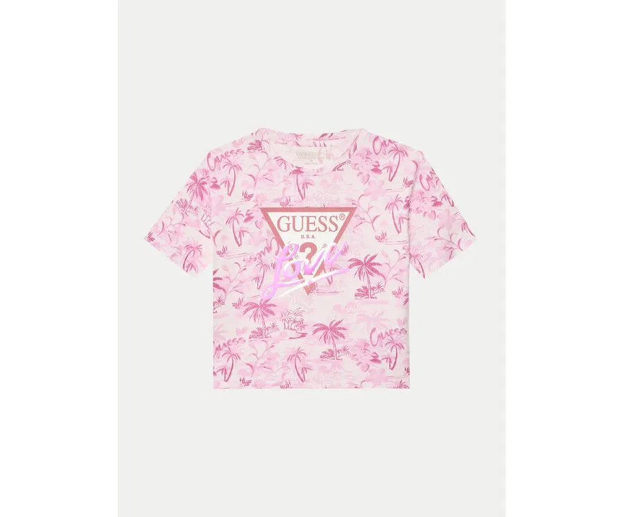 obrazek 1 Guess T-Shirt J5GI10 K6YW4 Różowy Regular Fit