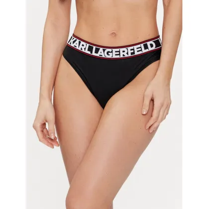 Zdjęcie KARL LAGERFELD Dół od bikini 240W2222 Czarny