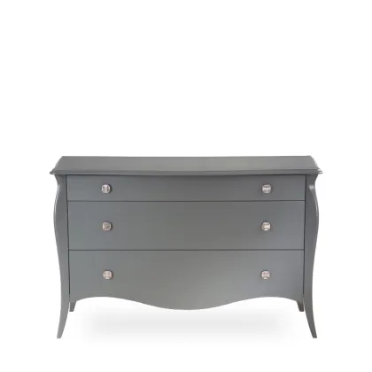 Zdjęcie Klasyczna włoska komoda z 3 szufladami - H.91x L.142x P.56cm