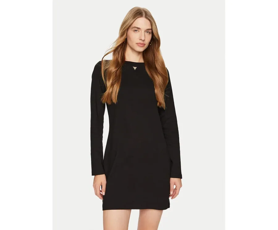 obrazek 1 Guess Sukienka codzienna V4BK00 KCHQ1 Czarny Regular Fit