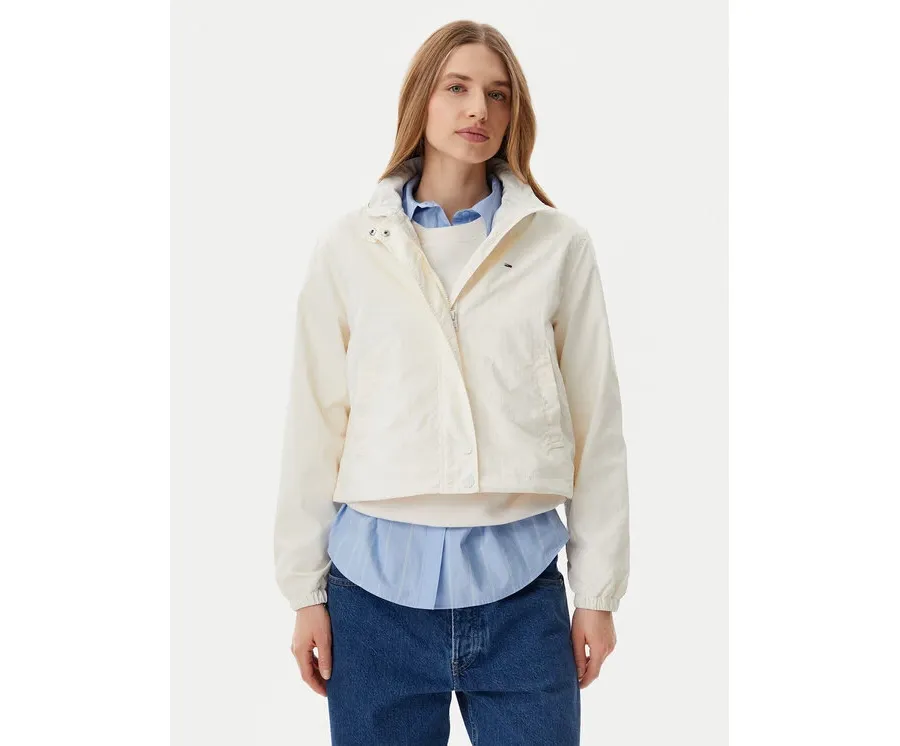 obrazek 1 Tommy Jeans Kurtka przejściowa Essential DW0DW20439 Écru Regular Fit