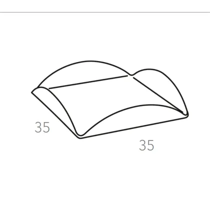Zdjęcie Podstawka 35x35xH2,5 cm wykonana ze skóry w kolorze popielatego różu