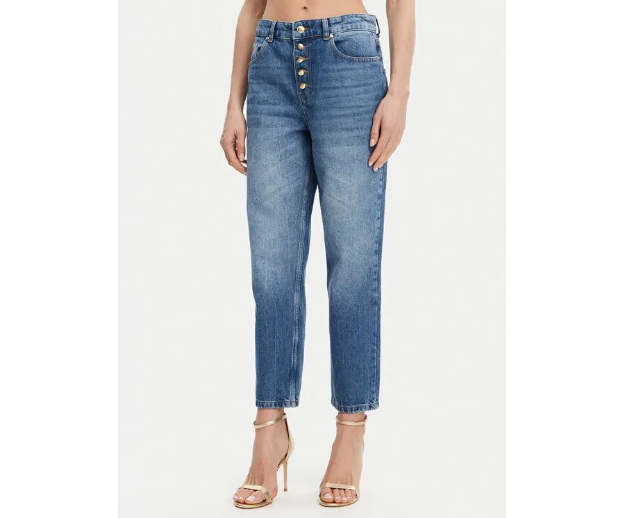 obrazek 1 Just Cavalli Jeansy 78PAB5B5 Niebieski Wide Leg