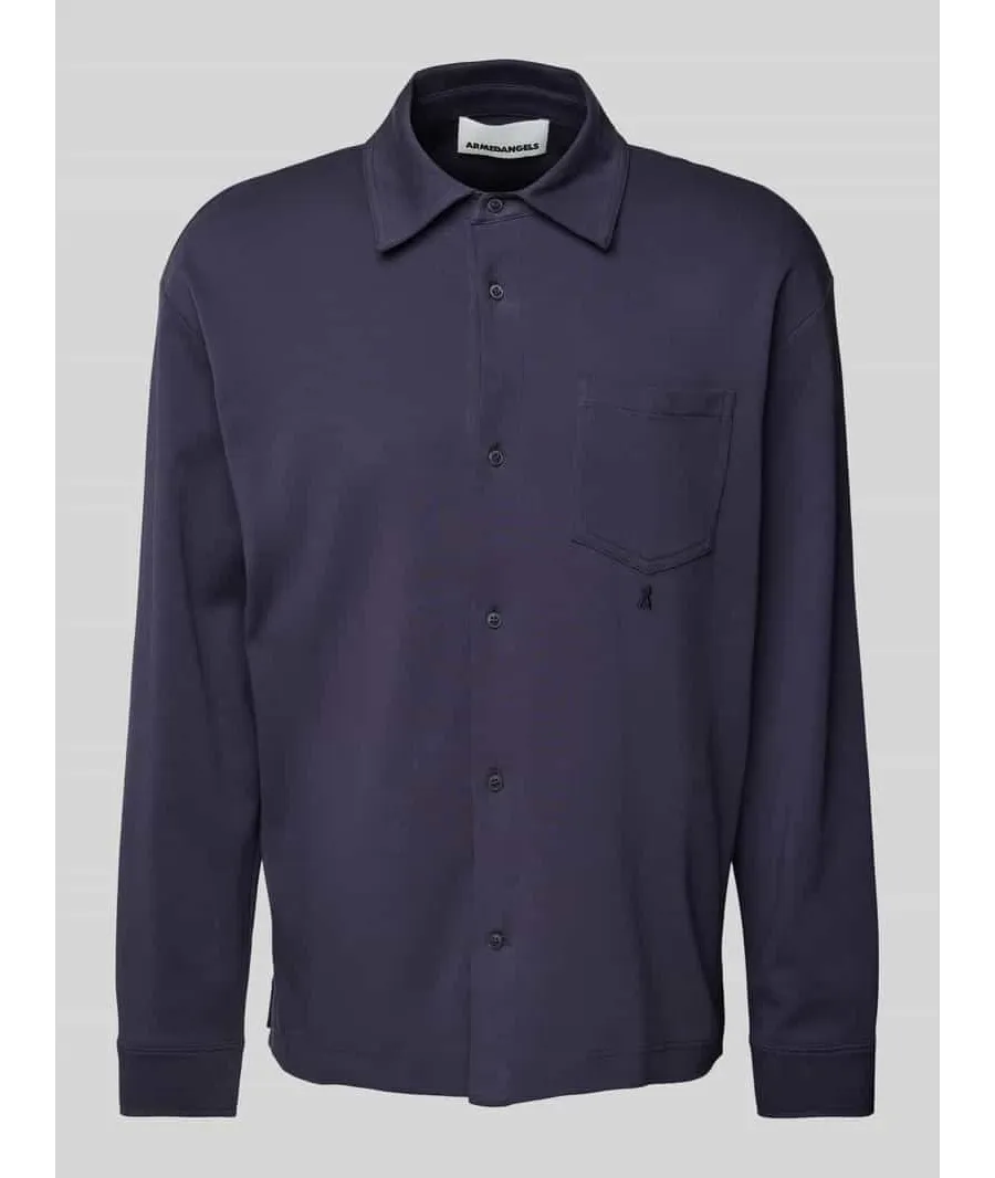 obrazek 1 Koszula casualowa o kroju regular fit z bawełny ekologicznej model ‘LUGAA’