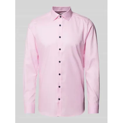 Zdjęcie Koszula biznesowa o kroju slim fit z listwą guzikową