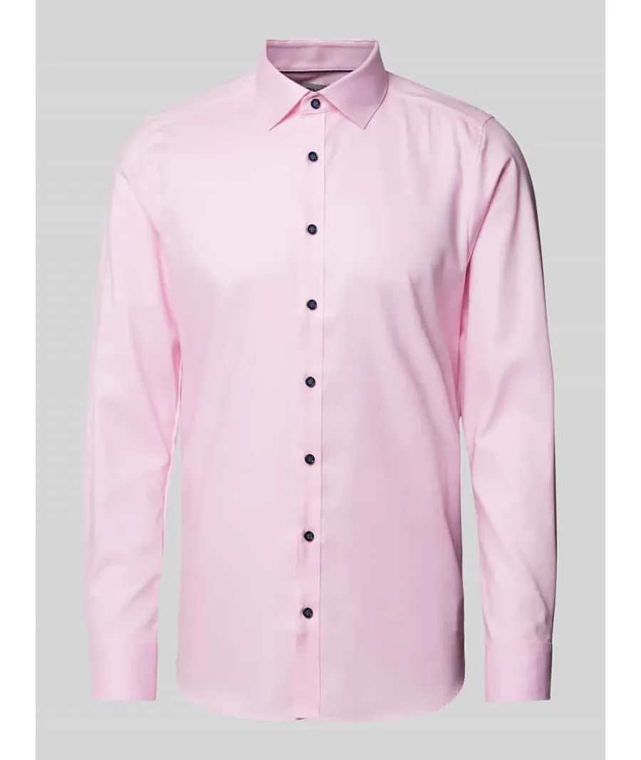 obrazek 1 Koszula biznesowa o kroju slim fit z listwą guzikową