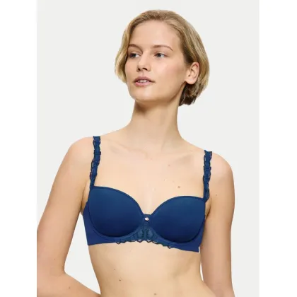 Zdjęcie Triumph Biustonosz z fiszbiną Wild Azalea 10219858 Niebieski