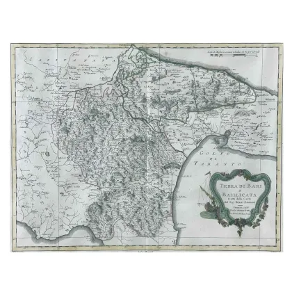 Zdjęcie Zatta Antonio Ziemia Bari i Basilicata Wenecja 1783 rok