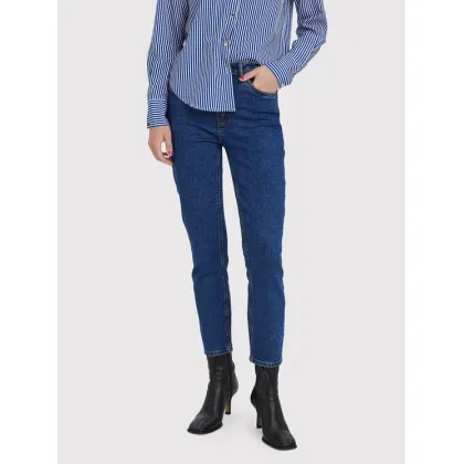 Zdjęcie Vero Moda Jeansy Brenda 10268434 Granatowy Straight Fit
