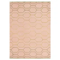 Picture Unconventional pink geometric carpet - ARRIS PINK 37302