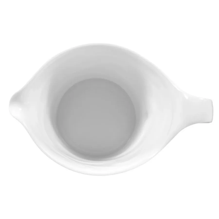 obrazek 3 Porcelanowa biała sosjerka z reliefowym zdobieniem - Seltmann Weiden