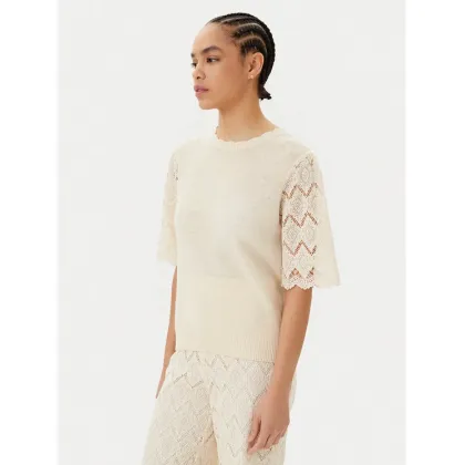 Zdjęcie TWINSET Sweter 251TP3341 Beżowy Regular Fit