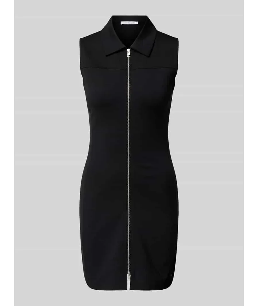 obrazek 1 Sukienka mini z zamkiem błyskawicznym dwustronnym model ‘MILANO'