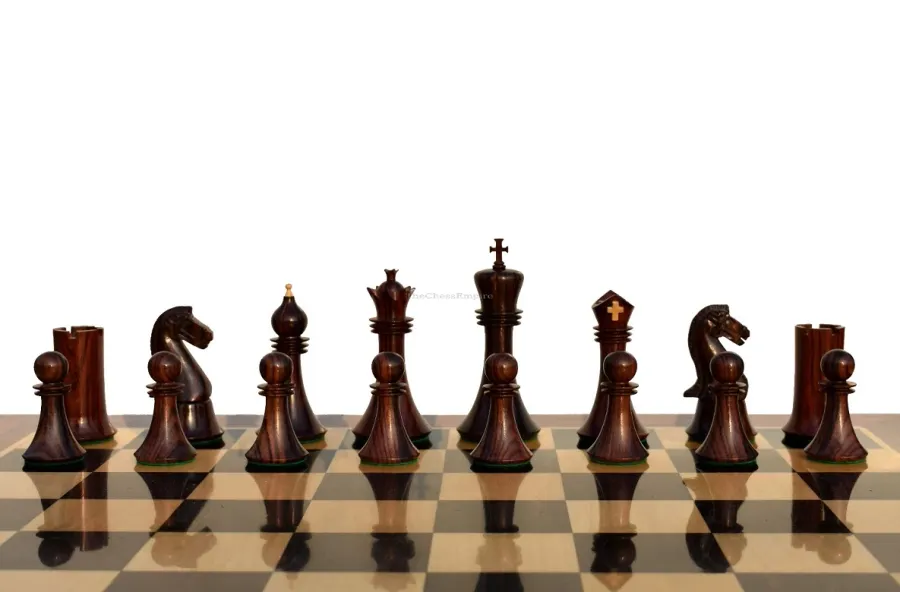 obrazek 7 Wyjątkowy zestaw pionów Capablanca do królewskiej gry - The Chess Empire