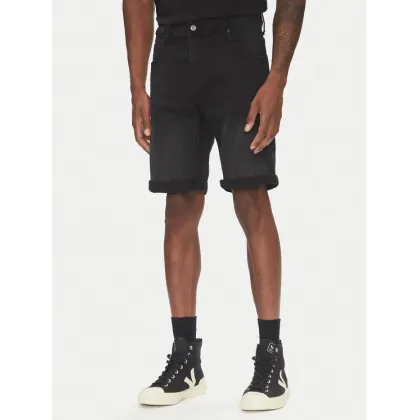 Zdjęcie Mustang Szorty jeansowe Chicago Z 1016347 Czarny Slim Fit