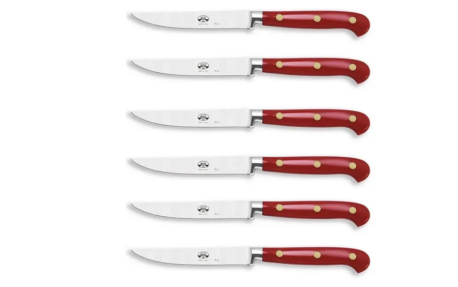 obrazek 6 Ekskluzywny zestaw kutych noży do steków wyprodukowanych przez Berti Knives
