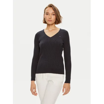 Zdjęcie Tommy Hilfiger Sweter WW0WW40999 Granatowy Regular Fit