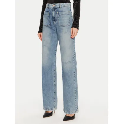 Zdjęcie Just Cavalli Jeansy 77PAB503 Niebieski Wide Leg