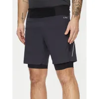 Zdjęcie CMP Szorty sportowe 32C6747 Szary Regular Fit